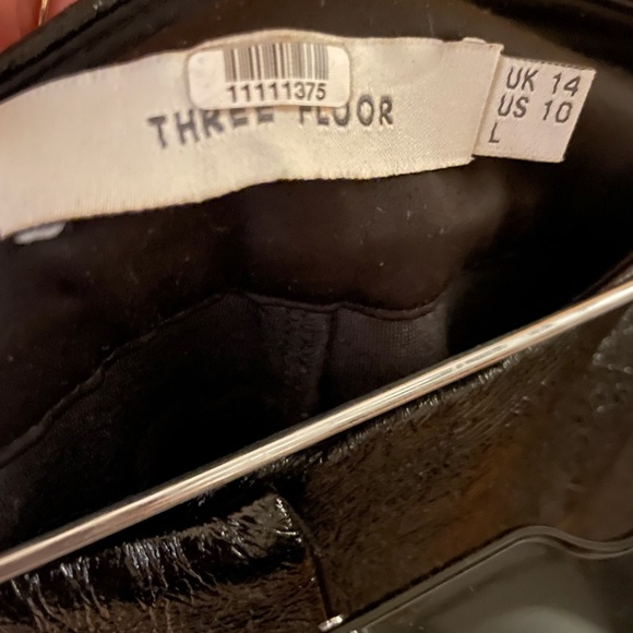 Three Floor Handsome Lady Faux Leather Pants US 10  UK 14 Perfect Condition - Picture 5 of 5